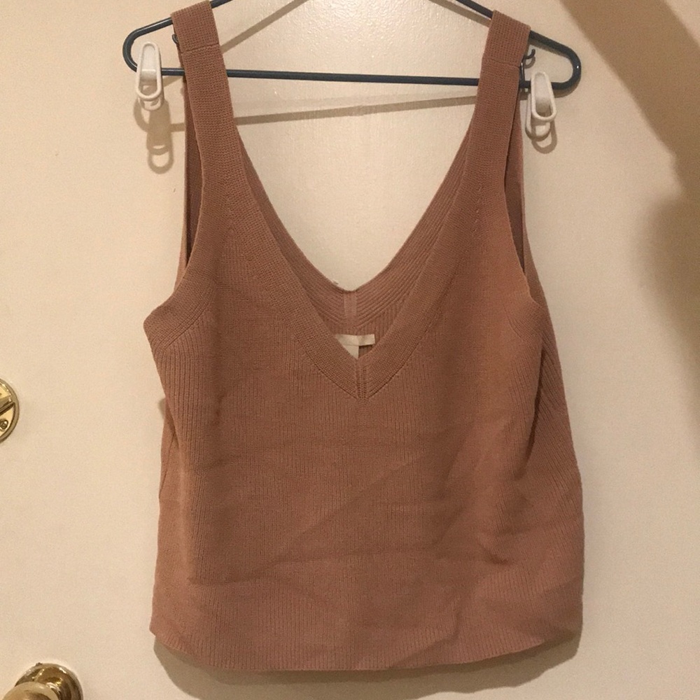 H&M Blush Pink Knit Tank Top